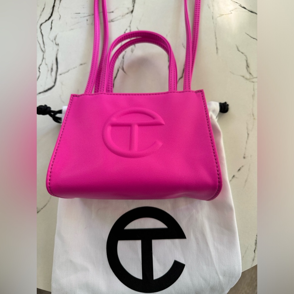 Telfar-Brand New with dust bag pink mini bag/crossbody